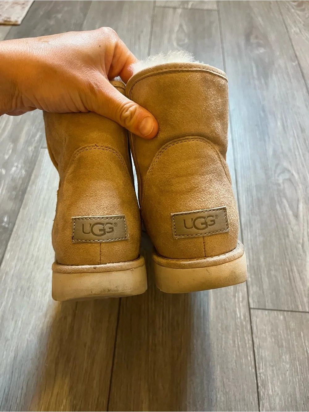UGG Shearling Classic Zippered Bootie Size 40 / 9